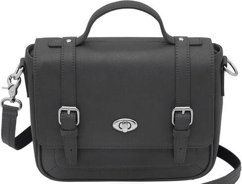 Gun Tote'n Mamas- Classic School Girl Crossbody Satchel- Black in Saudi Arabia