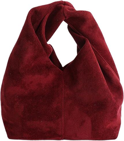 Slouchy Suede Crescent Crossbody Purses Women Cute Hobo Bags Trendy Satchels Underarm Shoulder Bag Travel Tote Handbag 2026 in Saudi Arabia