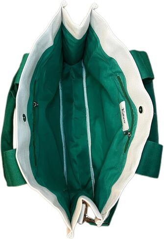 Tennis Tote- LOVE Tote - Premium Oversized Canvas Court Bag with Interior Zipper Pockets. Introductory Price - Favorite for Tennis Friends, Players and Captains. in Saudi Arabia