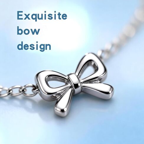 Dainty Bow Bracelet for Women | 14K Gold Plated Hypoallergenic Stainless Steel | Adjustable Waterproof Ribbon-Inspired Design | Non-Tarnish Jewelry Gift in Saudi Arabia