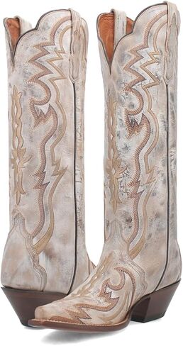 Dan Post Women's Silvie Western Boot, Bone, 8.5 in Kuwait
