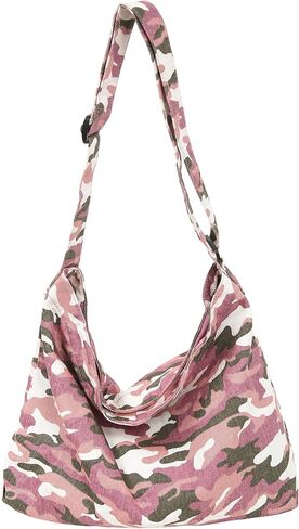 MaxxCloud Lightweight Camo & Leopard Print Shoulder Crossbody Bag for Casual Outings Daily Commutes in Saudi Arabia