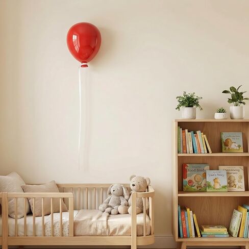 4 Inch Balloon Wall Art Colorful Ceramic Balloon Wall Hanging Sculpture for Living Room Bedroom Office Decor Gifts in Saudi Arabia