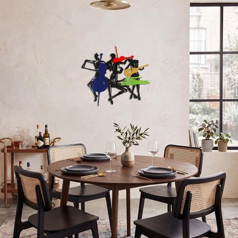 Pelopy Metal Music Band Wall Decor Music Themed Art Wall Decor Gift for Musical Lovers for Musical Home Room Bar Studio Birthday Party in Saudi Arabia