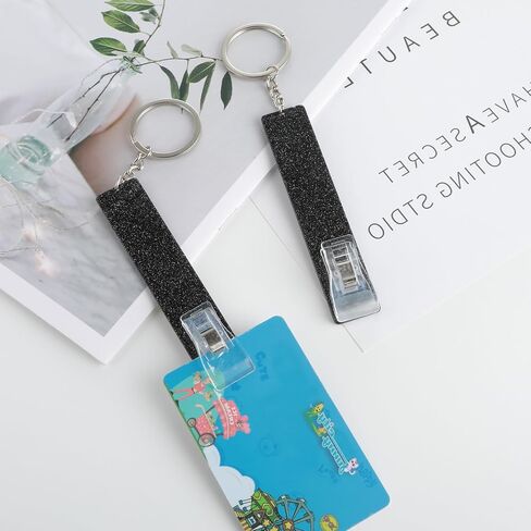 Bremorou 2 Pack Card Grabber for Long Nails Credit Card Puller Unisex Cute Keychain Cards Puller ATM Debit Cards Grabber for Women Men Birthdays Festival Gifts Black Plastic 5.9 × 0.79 × 0.59 Inch in Kuwait