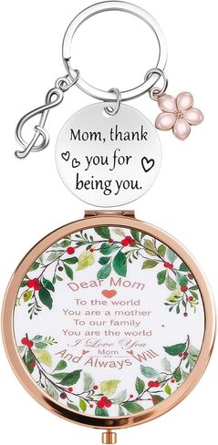 Mother's Day Gift from Daughter Son, 2 pcs Mom Keychain Mother Keyring Mom Birthday Christmas Valentine's Day Gifts in Kuwait