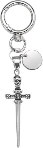 Gothic Keychain Goth Keychain Vintage Gothic Bag Charms Punk Purse Charms for Handbags Wallet Gift DIY Decoration in Kuwait