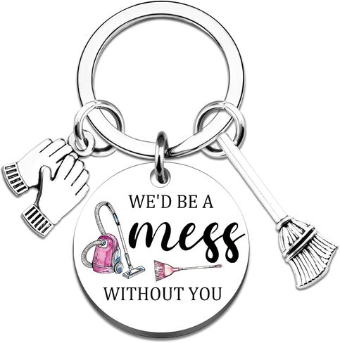 Janitor Key Ring Gifts for Housekeepers Cleaning Keychain Housekeeper Appreciation Gift for School Custodian Women Employee Cleaning Lady Custodian Appreciation Gifts Housekeeping Week Gift in Saudi Arabia
