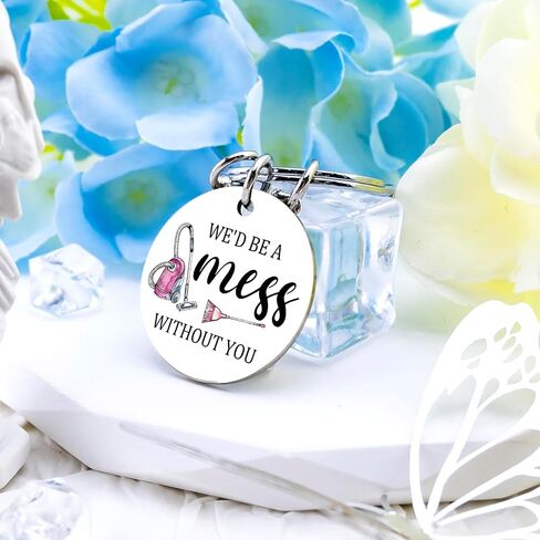 Janitor Key Ring Gifts for Housekeepers Cleaning Keychain Housekeeper Appreciation Gift for School Custodian Women Employee Cleaning Lady Custodian Appreciation Gifts Housekeeping Week Gift in Saudi Arabia