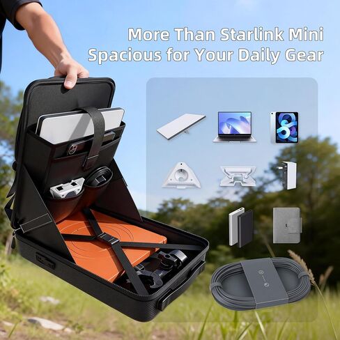 Starlink Mini Travel Case, Shockproof Starlink Mini Hard Case, Waterproof Travel Bag Perfect Protection for Mini Starlink and Starlink Mini Accessories in Kuwait