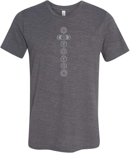 7 Chakras Mens Burnout Tee Shirt in Saudi Arabia