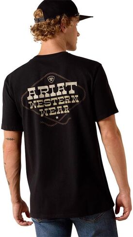 ARIAT Men's Country and Western Lockup Classic Fit T-Shirt in Kuwait