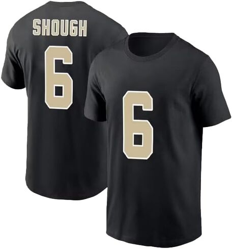 Tyler Shough New Orleans Football T-Shirt Cotton Jersey 100% Cotton in Saudi Arabia