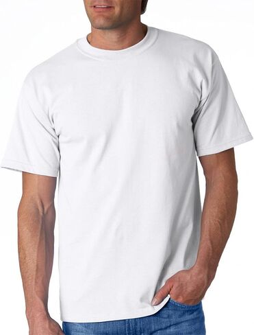 LA POP ART Men's 100-percent Cotton T-Shirts (2-Pack) /Black in Saudi Arabia