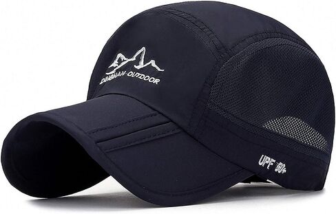 Adjustable Breathable Lightweight Quick Dry Mesh UV Protection Sun Hat UPF50+ Baseball Caps Men Women in Saudi Arabia