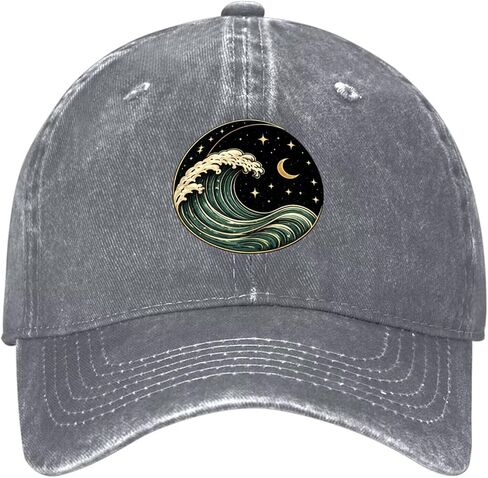 Bohemian Washed Cotton Baseball Cap for Men and Women, Vintage Adjustable Hat,Sun Hat for Casual Outdoor Wear in Kuwait