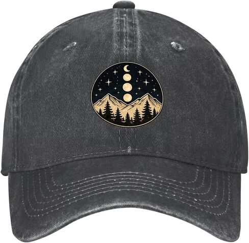 Bohemian Washed Cotton Baseball Cap for Men and Women, Vintage Adjustable Hat,Sun Hat for Casual Outdoor Wear in Kuwait