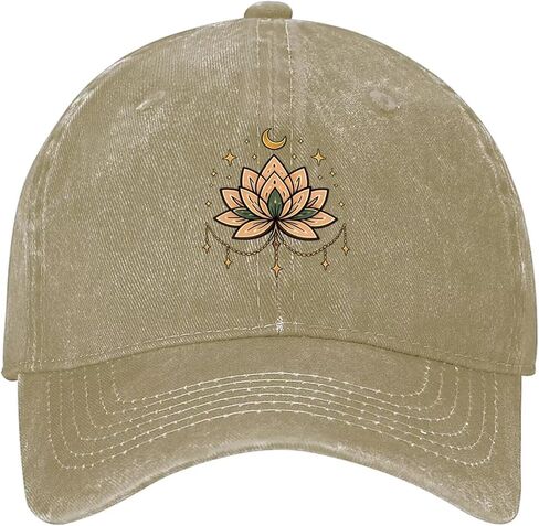 Bohemian Washed Cotton Baseball Cap for Men and Women, Vintage Adjustable Hat,Sun Hat for Casual Outdoor Wear in Kuwait