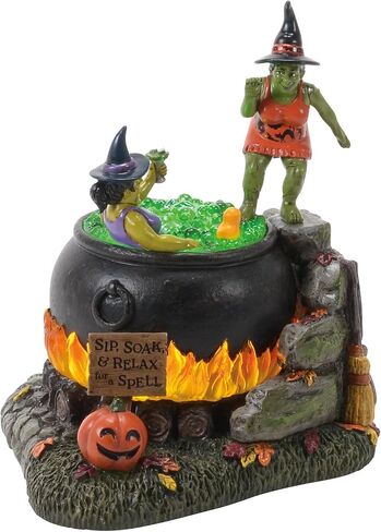 Department 56 Snow Village Halloween Accessories Bubble No More Troubles Light Up Figurine, 6.3 Inch, Multicolor in Kuwait