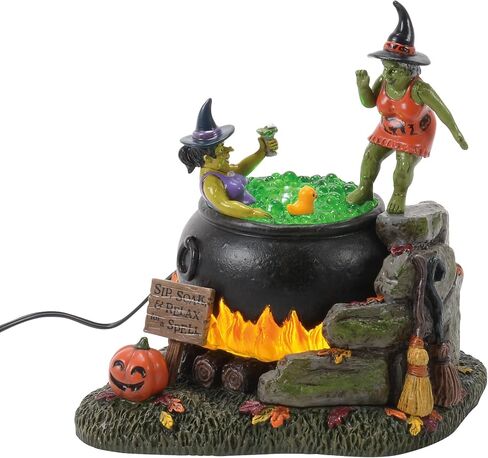 Department 56 Snow Village Halloween Accessories Bubble No More Troubles Light Up Figurine, 6.3 Inch, Multicolor in Kuwait