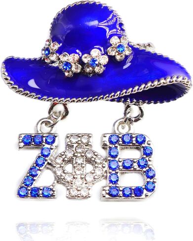 TONGXIN ZPB Sorority Paraphernalia Gift ZPB Greek Sorority Jewelry Gift for Finer Women in Kuwait