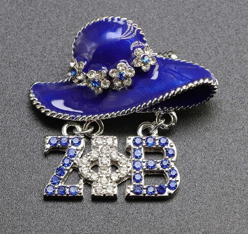TONGXIN ZPB Sorority Paraphernalia Gift ZPB Greek Sorority Jewelry Gift for Finer Women in Kuwait