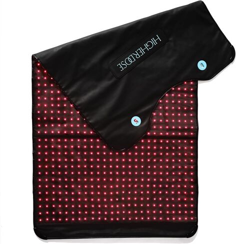 HigherDOSE Full Body Red Light Therapy Mat - Infrared Red Light Therapy Pad with 1,000 LEDs (660nm + 850nm) for Circulation, Recovery, Skin, Energy, Mood & At-Home Redlight Therapy for Body in Saudi Arabia