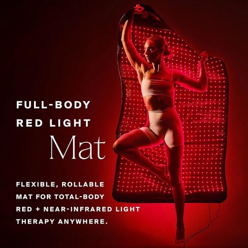 HigherDOSE Full Body Red Light Therapy Mat - Infrared Red Light Therapy Pad with 1,000 LEDs (660nm + 850nm) for Circulation, Recovery, Skin, Energy, Mood & At-Home Redlight Therapy for Body in Saudi Arabia