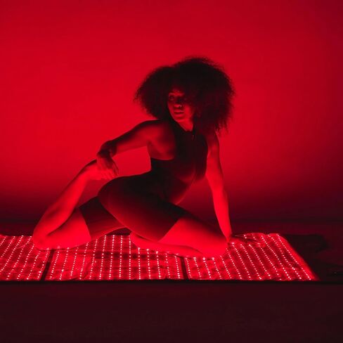 HigherDOSE Full Body Red Light Therapy Mat - Infrared Red Light Therapy Pad with 1,000 LEDs (660nm + 850nm) for Circulation, Recovery, Skin, Energy, Mood & At-Home Redlight Therapy for Body in Saudi Arabia