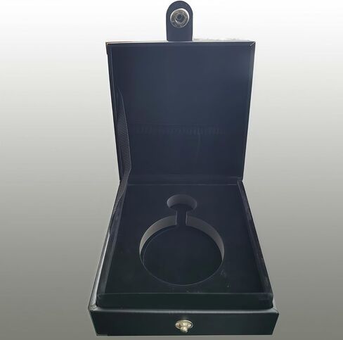 Box For Pocket Watches Portable Single Pocket Watch Case Display for Men Black (PU Leather Box Only, Not Including The Pocket Watch) in Saudi Arabia