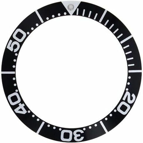 Ewatchparts Replacement Bezel Insert Black Compatible With Watch 43mm x 34mm in Kuwait