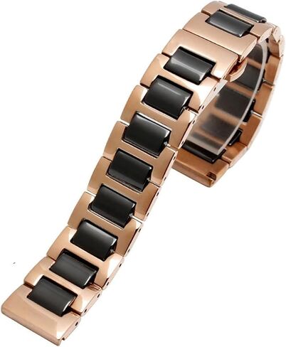 Stylish Ceramic Bracelet Watch Band For Women & Men - Stainless Steel, Adjustable 12-22mm Fashion Wrist Strap For Smartwatches & Traditional Watches in Kuwait