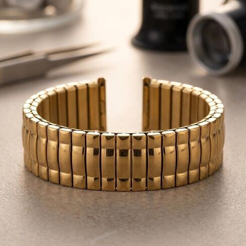Stainless Steel Stretch Watch Band Elastic Watch Strap Comfortable Stretchable Adjustable Band for Daily Use 18Mm in Kuwait