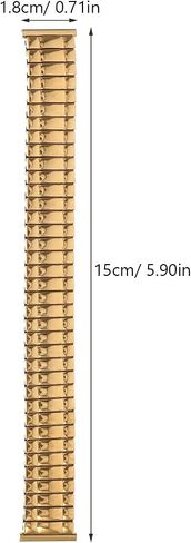 Stainless Steel Stretch Watch Band Elastic Watch Strap Comfortable Stretchable Adjustable Band for Daily Use 18Mm in Kuwait