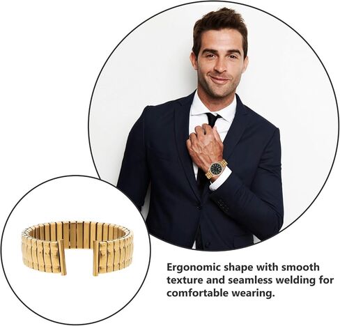 Stainless Steel Stretch Watch Band Elastic Watch Strap Comfortable Stretchable Adjustable Band for Daily Use 18Mm in Kuwait