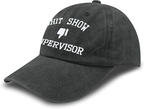 Funny Hats Shit Show Supervisor Hat for Men Women, Funny Gifts for Friends Coworkers Family in Saudi Arabia
