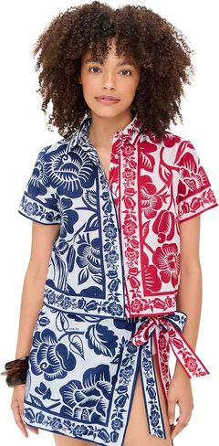 FARM Rio Women's Cashew and Birds Shirt in Saudi Arabia