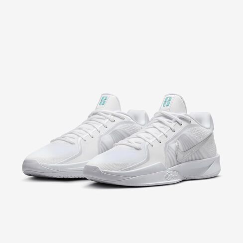 Sabrina 2 Basketball Shoes (FQ2174-101, White/Summit White/Glacier Blue/Metallic Silver) Size 12.5 in Kuwait