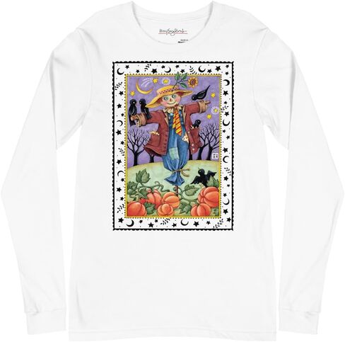 Mary Engelbreit Scarecrow Unisex Long Sleeve T-Shirt in Saudi Arabia