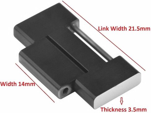 Ewatchparts 21.5mm Link Compatible With Cartier Seatimer W31077U2 3025 Watch Band Black Pvd in Kuwait
