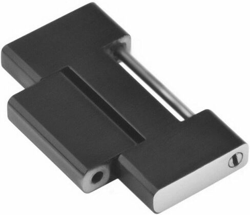 Ewatchparts 21.5mm Link Compatible With Cartier Seatimer W31077U2 3025 Watch Band Black Pvd in Kuwait