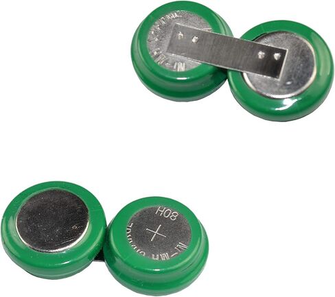 HQRP 2-Pack 2.4V 80mAh Ni-MH Cell Battery Compatible with TV Headset 40810 V80H 80H 55608101501 Replacement in Saudi Arabia