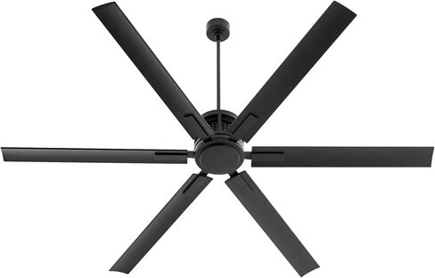 Quorum 10806-59 Zeus 80" Damp-Rated Ceiling Fan, Matte Black in Kuwait