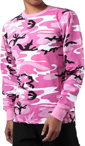 BACKBONE Men's Camouflage Long Sleeve T-Shirt, Athletic Outdoor Training Tee in Saudi Arabia