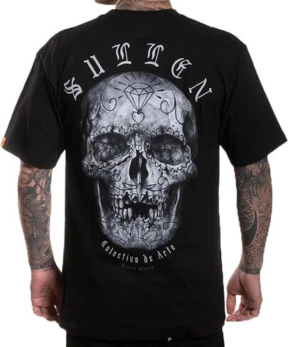 Sullen Men's Muerte Eterna Sulleween 25 Tattoo Lifestyle Graphic Standard Short Sleeve Tee Black in Kuwait