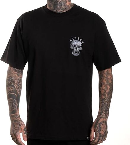 Sullen Men's Muerte Eterna Sulleween 25 Tattoo Lifestyle Graphic Standard Short Sleeve Tee Black in Kuwait