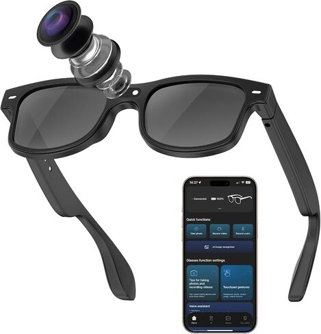 CJkao Smart Glasses with Camera for Men Women(G3) in Saudi Arabia