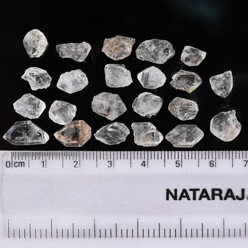 10pcs Raw Herkimer Diamond Quartz Gemstone and Crystals, Wholesale Gemstone Lot, Rough Crystals, Rock Stones, Jewelry Making Supplies, DIY & Crafts, A+ Grade (6-10mm) in Kuwait