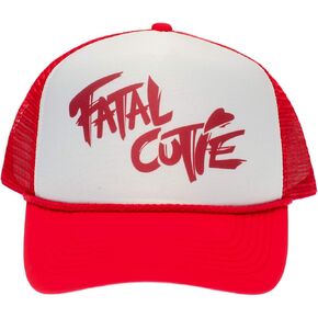 Fatal Cutie Truckers Hat Unisex Adjustable Fury Cap Red/White in Saudi Arabia