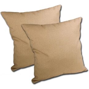 Comfort Classics Set of 2 16W x 16D x 5H Spun Polyester Outdoor Throw Pillow in Solid Spruce Inc. in Saudi Arabia